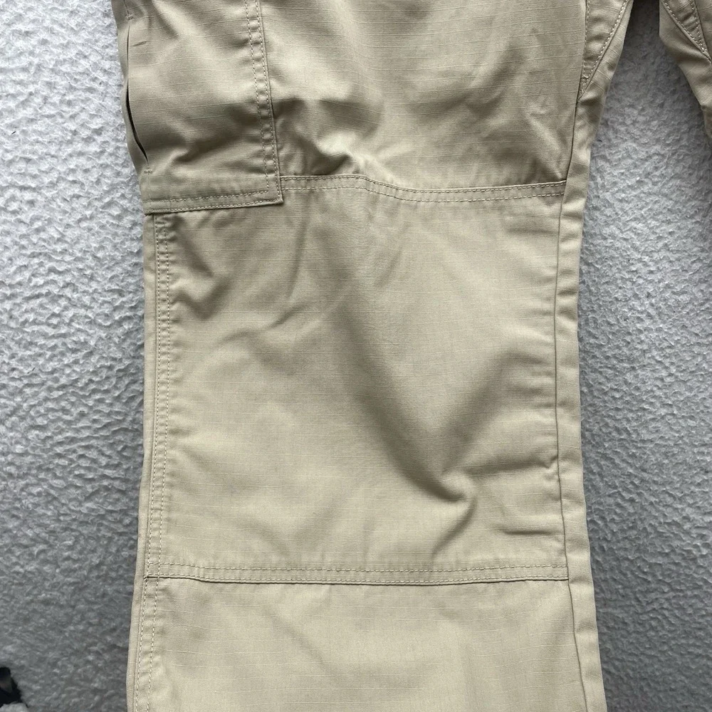 5.11 Tactical Taclite Pro Cargo Pants Mens 40x30.5 (Tag 40x32) Ripstop Khaki